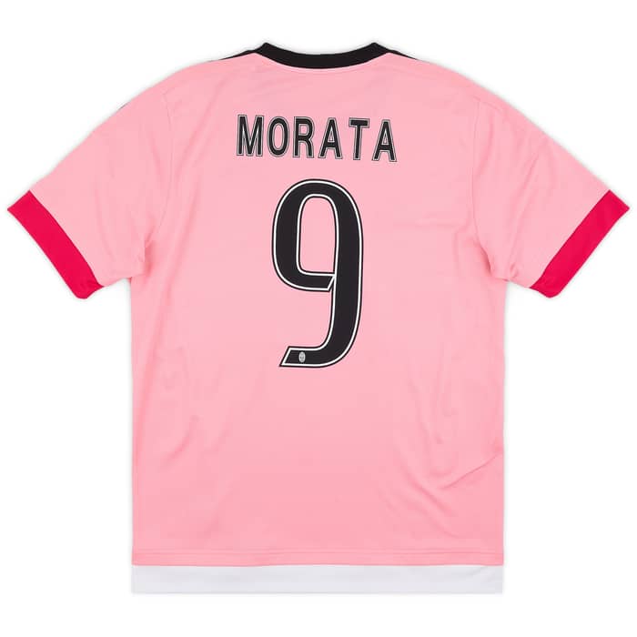 2015-16 Juventus Away Shirt Morata #9 - 6/10 - (M)