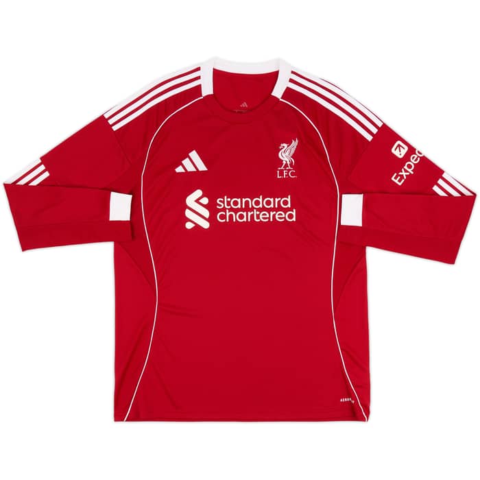 2025-26 Liverpool Home L/S Shirt Ekitike #22 