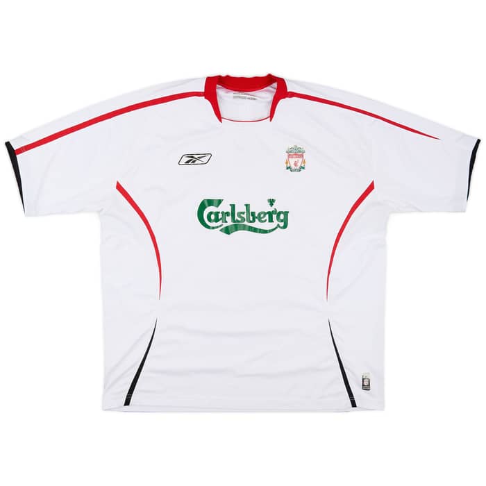 2005-06 Liverpool Away Shirt Gerrard #8 - 5/10 - (XXL)