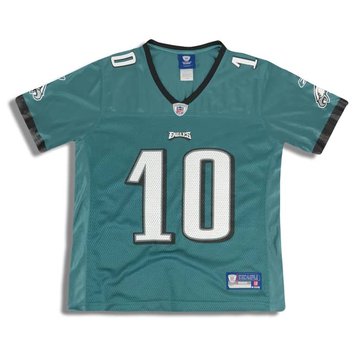 2008-11 Philadelphia Eagles Jackson #10 Reebok On Field Jersey (Home) Womens (L)