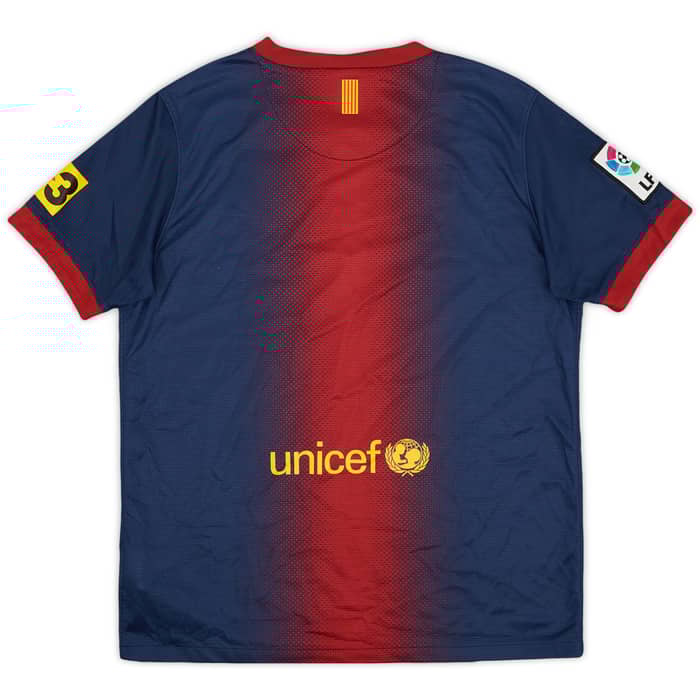 2012-13 Barcelona Home Shirt - 8/10 - (L.Boys)