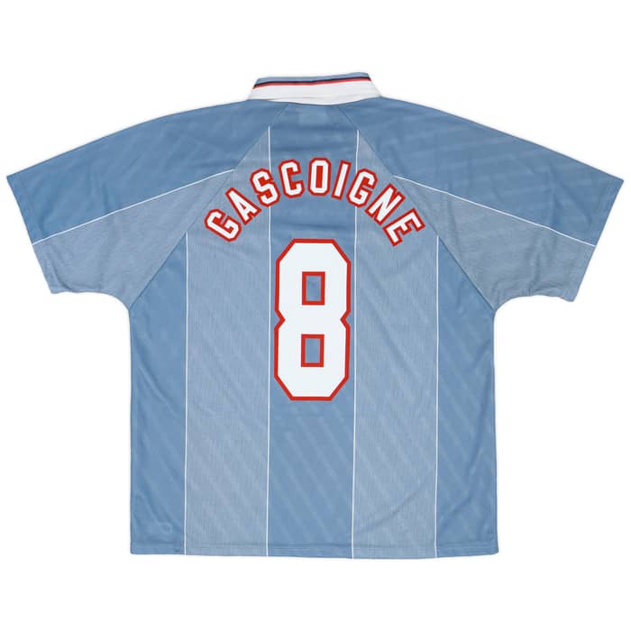1996-97 England Away Shirt Gascoigne #8 - 9/10 - (XL)