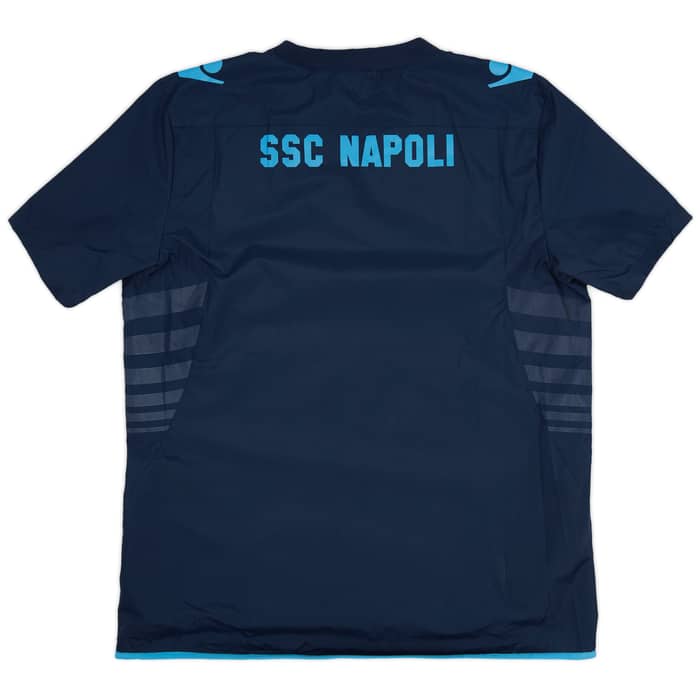 2013-14 Napoli Macron Waterproof Woven Training Shirt - 7/10 - (XXL)