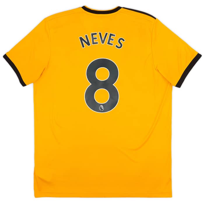 2018-19 Wolves Home Shirt Neves #8 - 9/10 - (XL)
