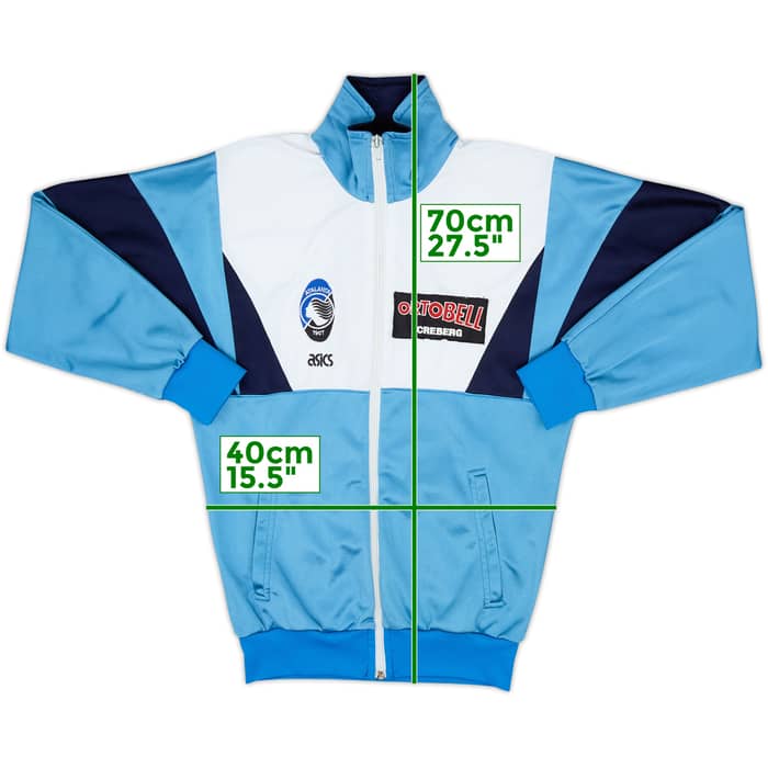 2000-01 Atalanta Asics Track Jacket - 8/10 - (M.Boys)