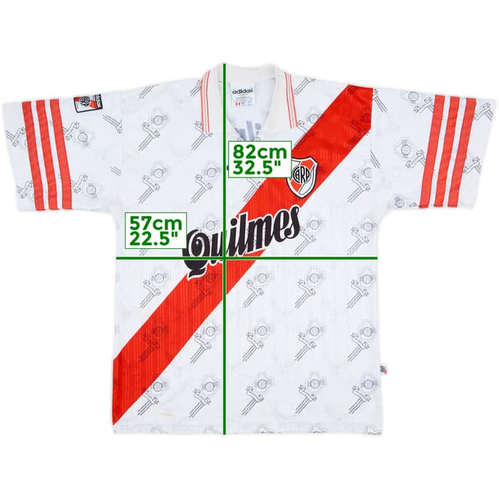 1996-98 River Plate Home Shirt - 8/10 - (XXL)