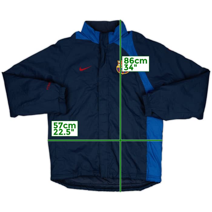 2004-05 Barcelona Nike Padded Bench Coat - 9/10 - (S)
