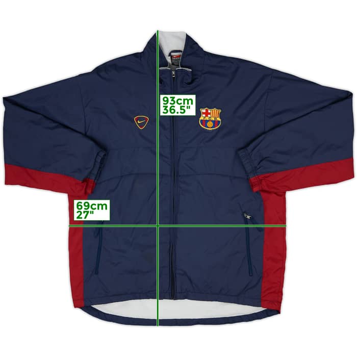 2000-02 Barcelona Nike Padded Bench Coat - 7/10 - (L)