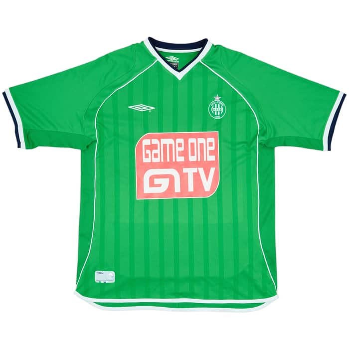 2001-03 Saint Etienne Home Shirt Di Rocco #21 - 7/10 - (XL)