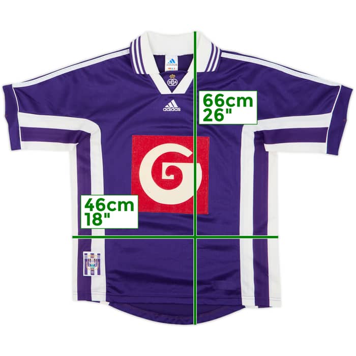 1998-99 Anderlecht Home Shirt - 8/10 - (13-14 Years)