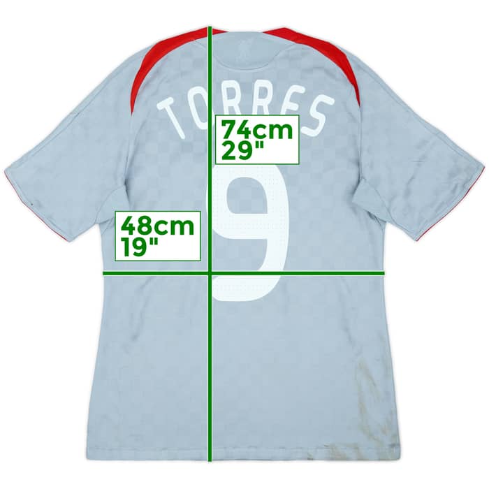 2008-09 Liverpool Away Shirt Torres #9 - 5/10 - (M)