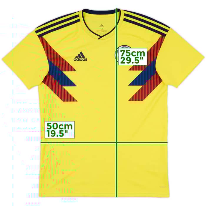 2018-19 Colombia Home Shirt - 8/10 - (M)