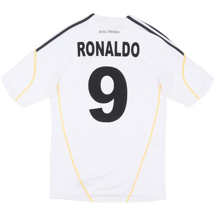 2009-10 Real Madrid Home Shirt Ronaldo #9 - 7/10 - (M)