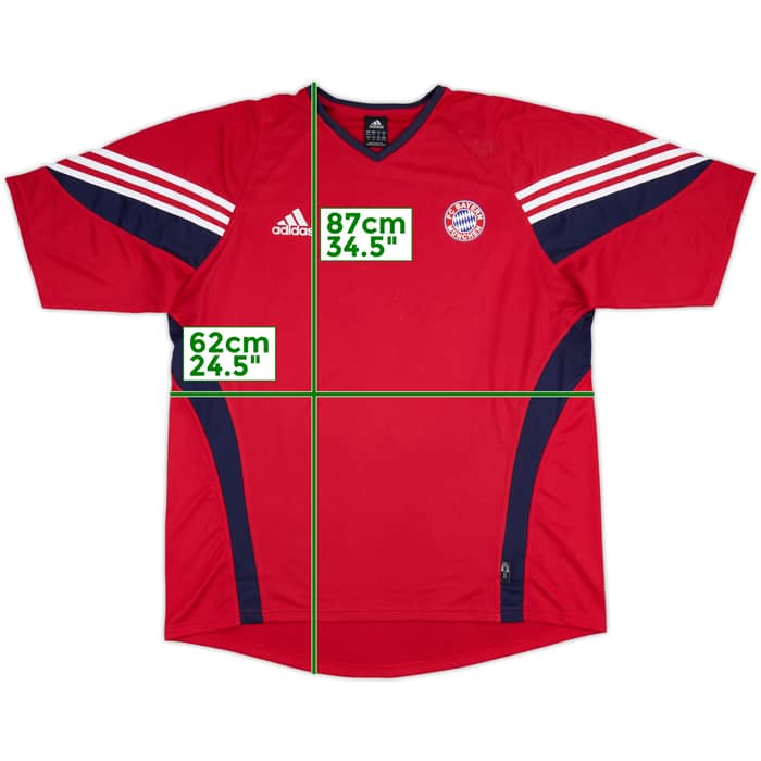2003-04 Bayern Munich adidas Training Shirt - 6/10 - (XL/XXL)