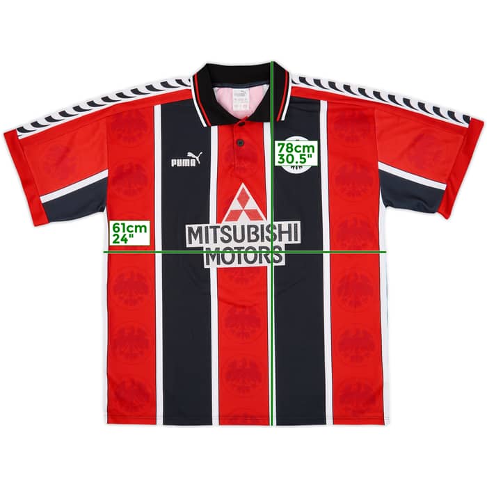 1996-98 Eintracht Frankfurt Home Shirt - 8/10 - (XL)