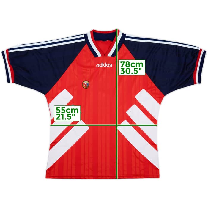 1994-96 Norway Home Shirt - 6/10 - (XL)