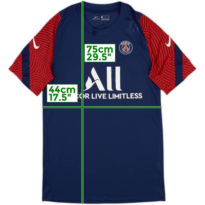 2020-21 Paris Saint-Germain Nike Training Shirt - 5/10 - (S)
