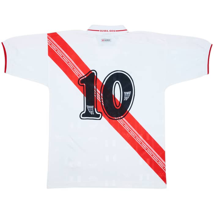 2000-01 Peru Home Shirt #10 - 9/10 - (L)