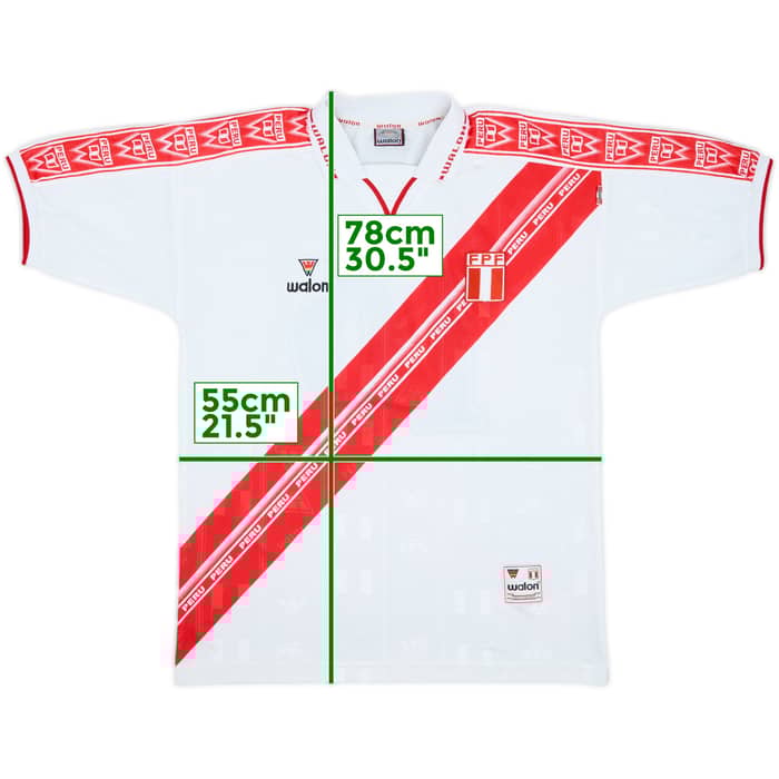 2000-01 Peru Home Shirt #10 - 9/10 - (L)