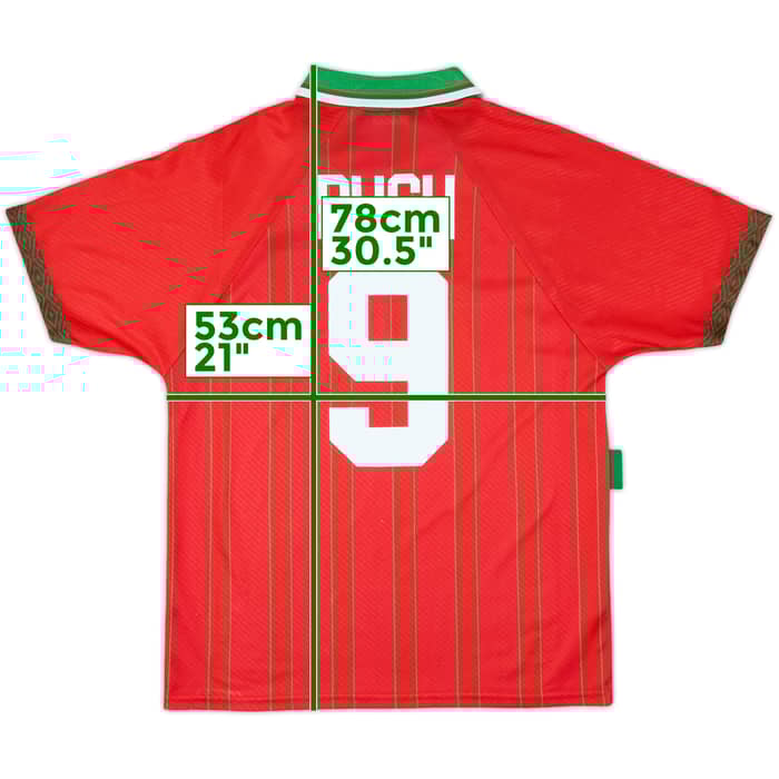 1994-96 Wales Home Shirt Rush #9 - 9/10 - (L)