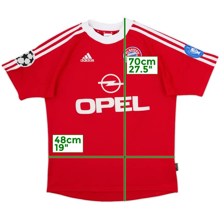 2000-01 Bayern Munich CL Home Shirt - 8/10 - (XL.Boys)