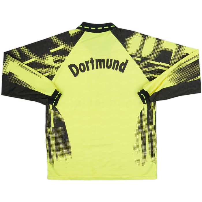 1992-93 Borussia Dortmund Home L/S Shirt - 8/10 - (M)