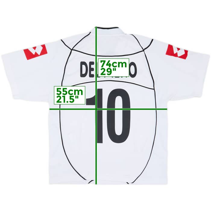 2002-03 Juventus Away Shirt Del Piero #10 - 5/10 - (M)