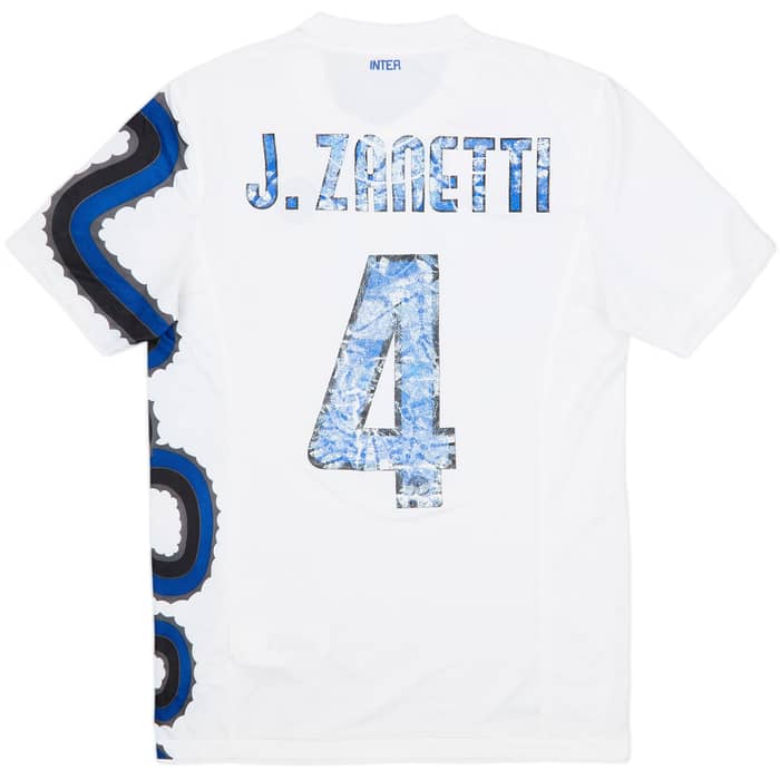 2010-11 Inter Milan Away Shirt Zanetti #4 - 4/10 - (S)