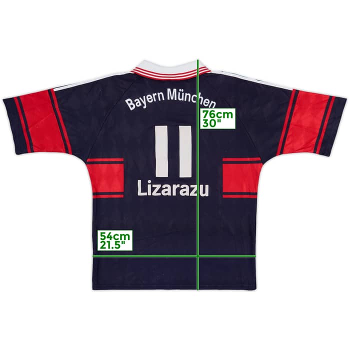 1997-99 Bayern Munich Home Shirt Lizarazu #11 - 7/10 - (L)