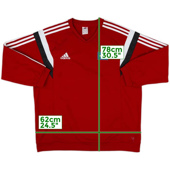 2014-15 Hamburg adidas Sweat Top - 8/10 - (XL)