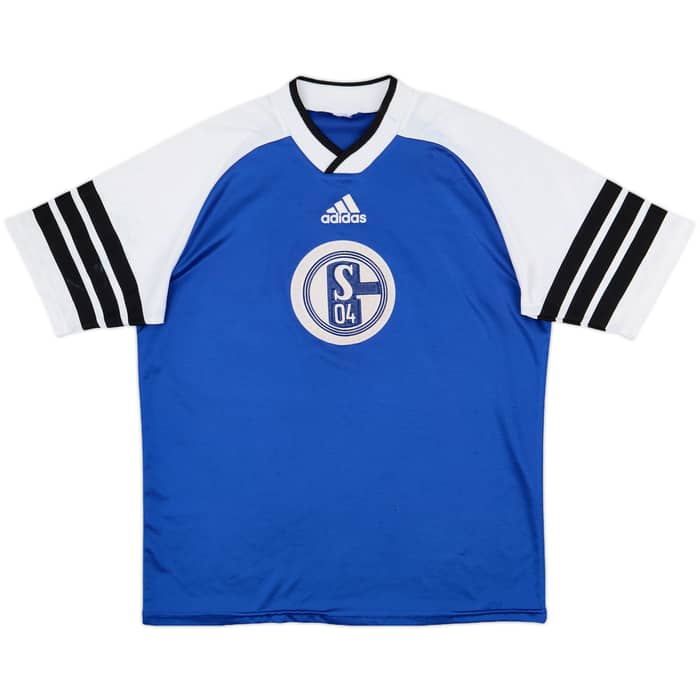 1998-99 Schalke adidas Training Shirt - 6/10 - (M)