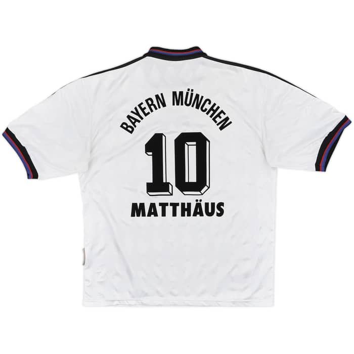 1996-98 Bayern Munich Away Shirt Matthaus #10 - 7/10 - (L)
