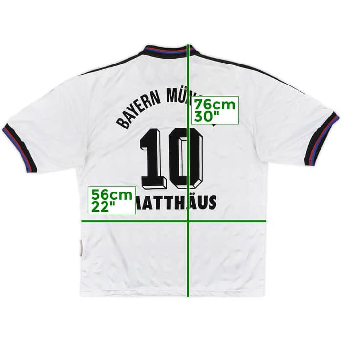 1996-98 Bayern Munich Away Shirt Matthaus #10 - 7/10 - (L)