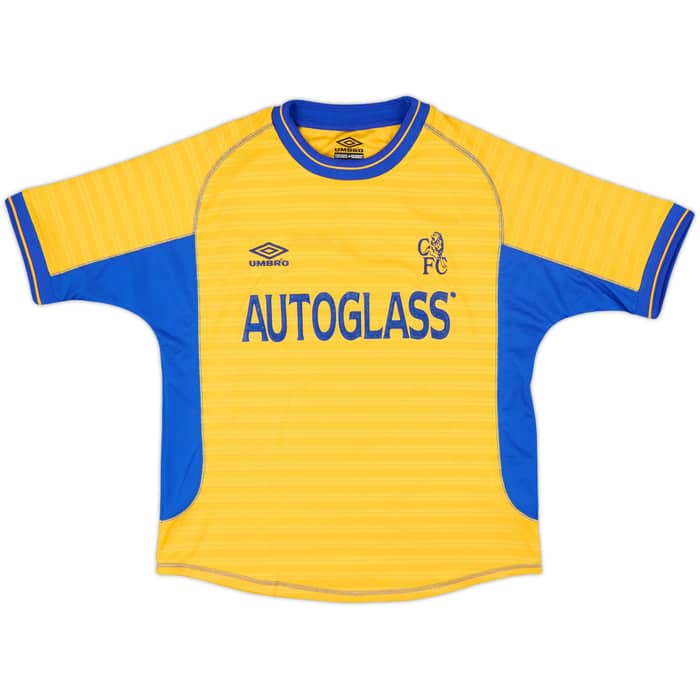 2000-01 Chelsea Away Shirt Babayaro #3 - 9/10 - (Y)