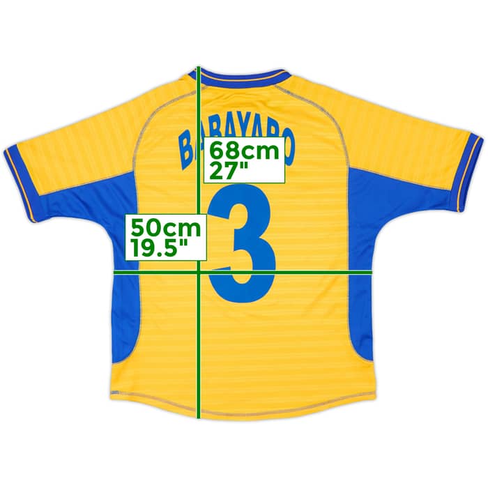2000-01 Chelsea Away Shirt Babayaro #3 - 9/10 - (Y)