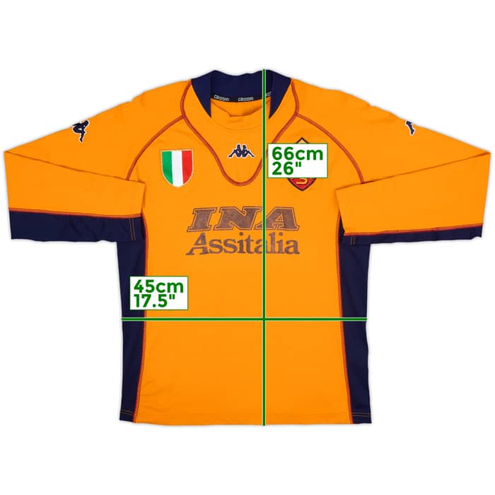 2001-02 Roma Fourth L/S Shirt - 4/10 - (M)