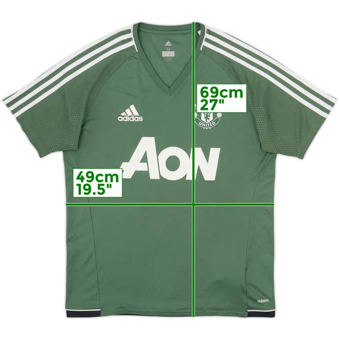 2017-18 Manchester United adizero Training Shirt - 6/10 - (M)