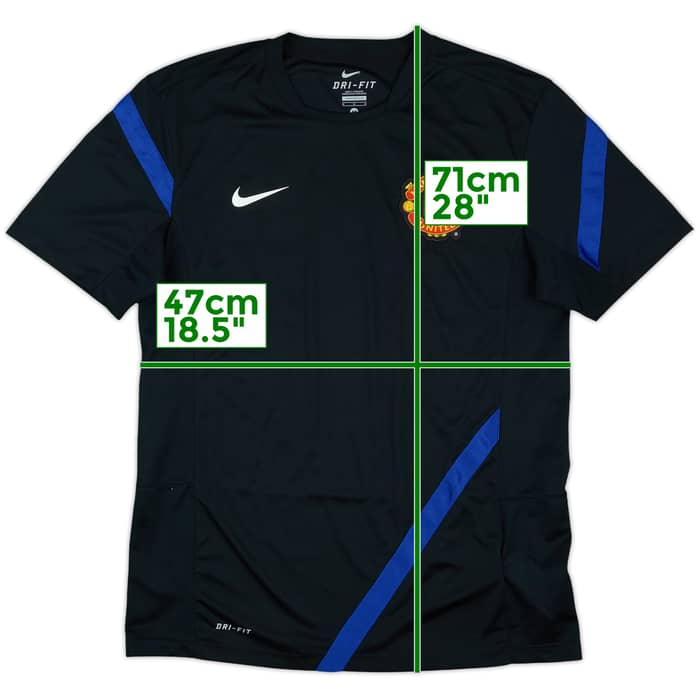 2011-12 Manchester United Nike Training Shirt - 10/10 - (M)