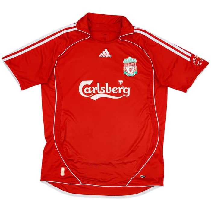 2006-08 Liverpool Home Shirt Gerrard #8 - 5/10 - (M)