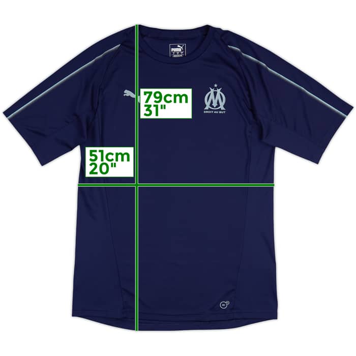 2018-19 Marseille Puma Training Shirt - 9/10 - (L)
