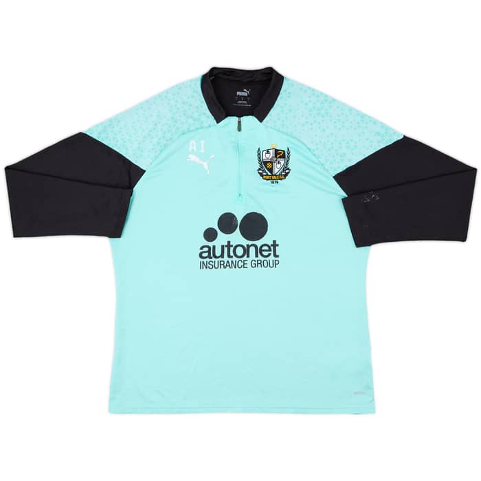 2022-23 Port Vale Staff Issue 1/4 Zip Training Top AI - 6/10 - (L)