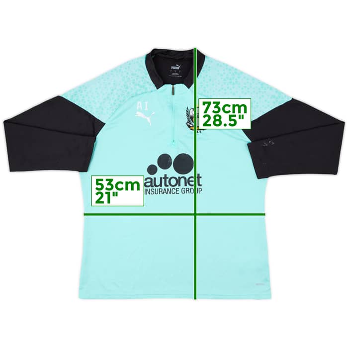 2022-23 Port Vale Staff Issue 1/4 Zip Training Top AI - 6/10 - (L)