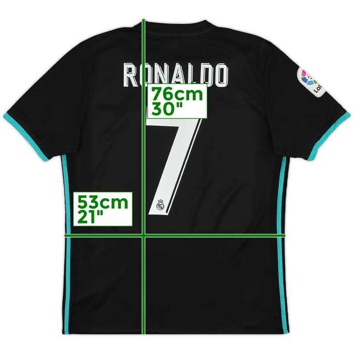 2017-18 Real Madrid Away Shirt Ronaldo #7 - 9/10 - (L)