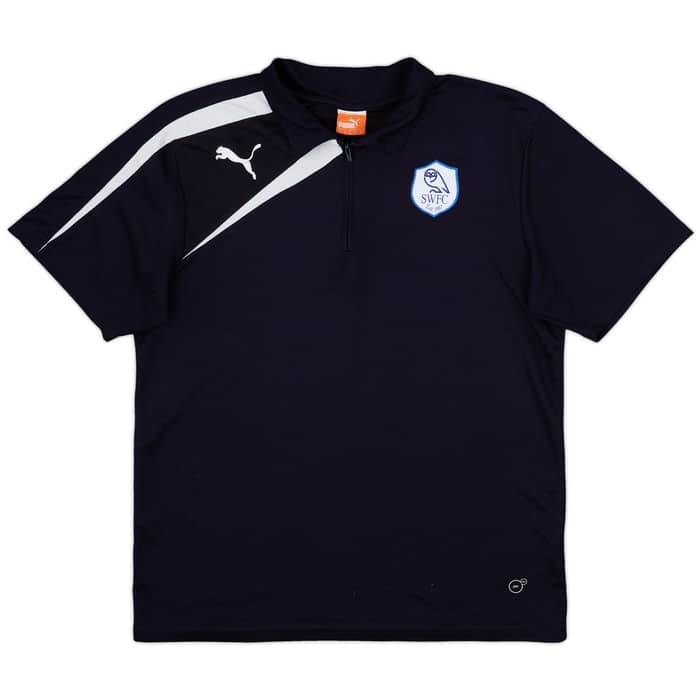 2013-14 Sheffield Wednesday Puma 1/4 Zip Polo Shirt - 8/10 - (L)