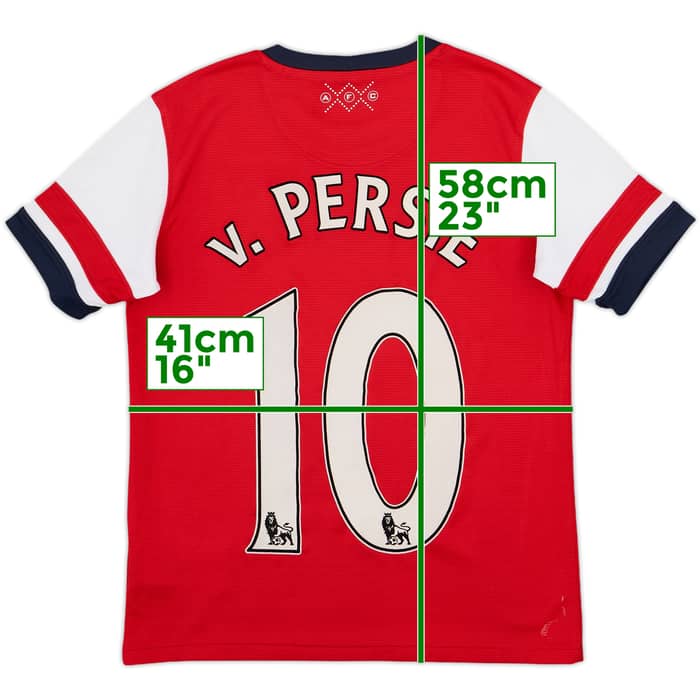 2012-14 Arsenal Home Shirt v.Persie #10 - 6/10 - (M.Boys)