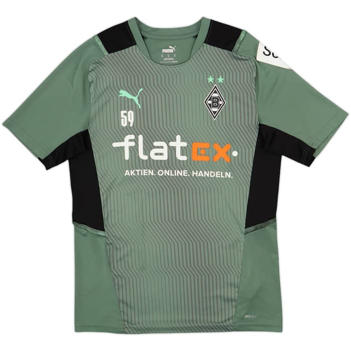 2020-21 Borussia Monchengladbach Player Issue Puma Training Shirt #59 - 7/10 - (M)