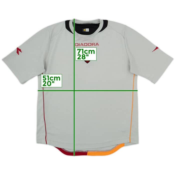 2006-07 Roma Diadora Training Shirt - 5/10 - (L)