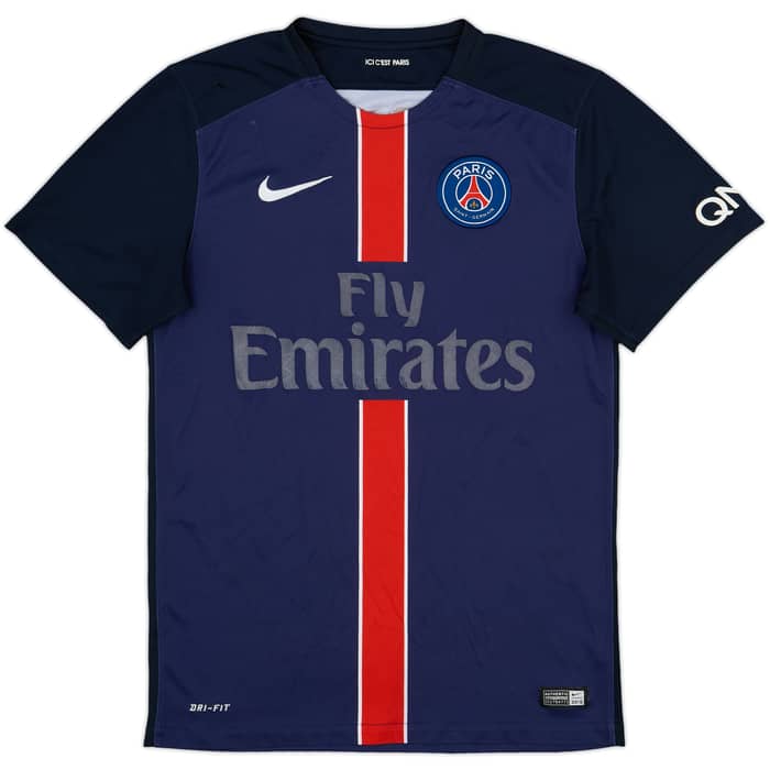 2015-16 Paris Saint-Germain Home Shirt - 4/10 - (S)
