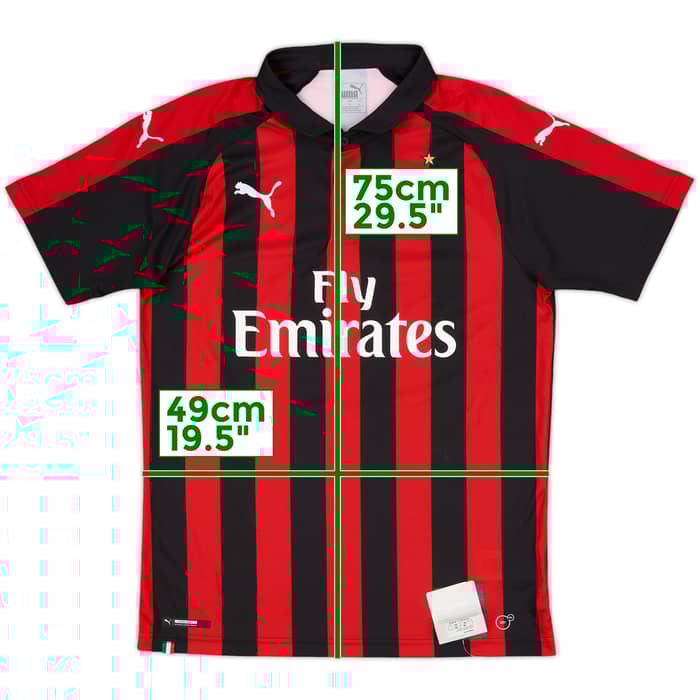 2018-19 AC Milan Home Shirt (M)