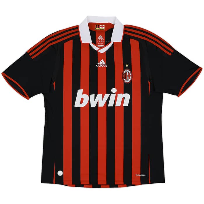 2009-10 AC Milan Signed Home Shirt Gattuso #8 - 6/10 - (XL)